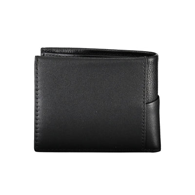 Calvin Klein Schwarzes Polyester Herren Portemonnaie