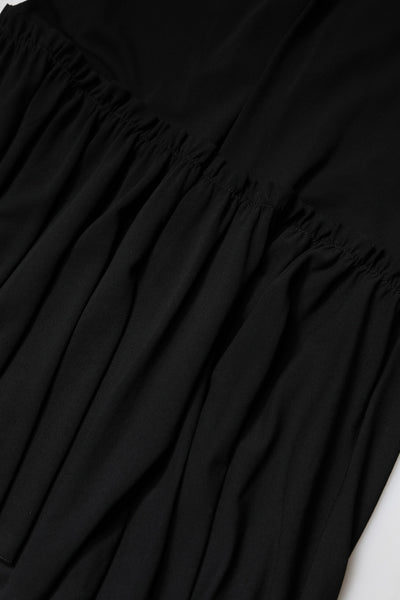 Dolce & Gabbana Schwarzer Midi-Rock mit hoher Taille und Meerjungfrauenschnitt