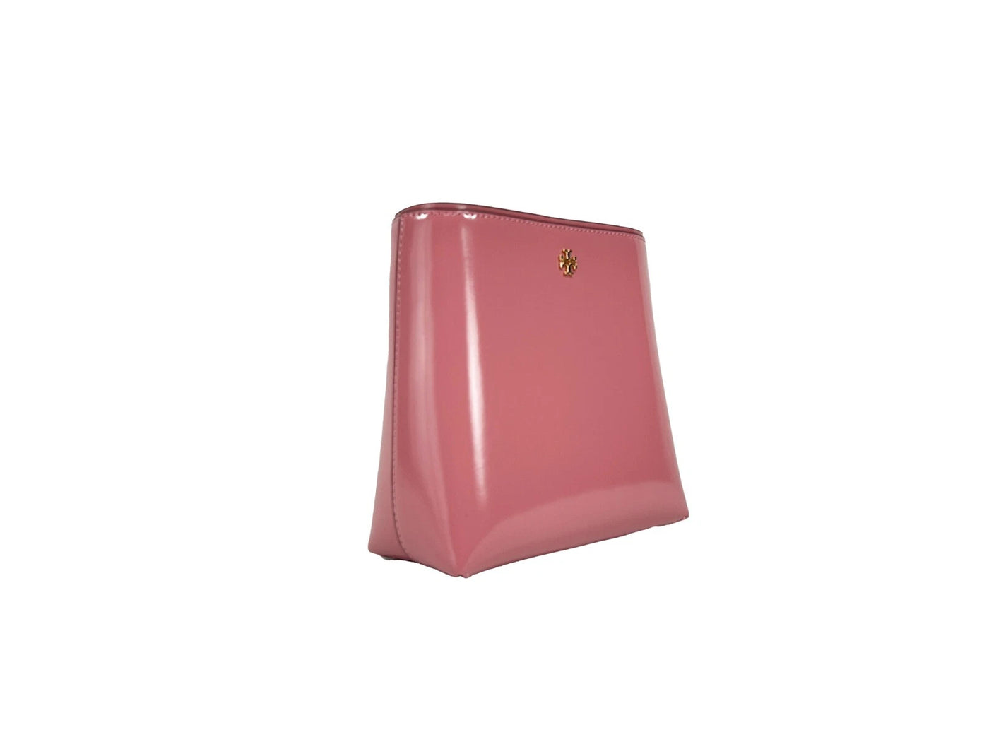 Tory Burch Patent Emerson Kleine Eimertasche Geldbeutel Rosa