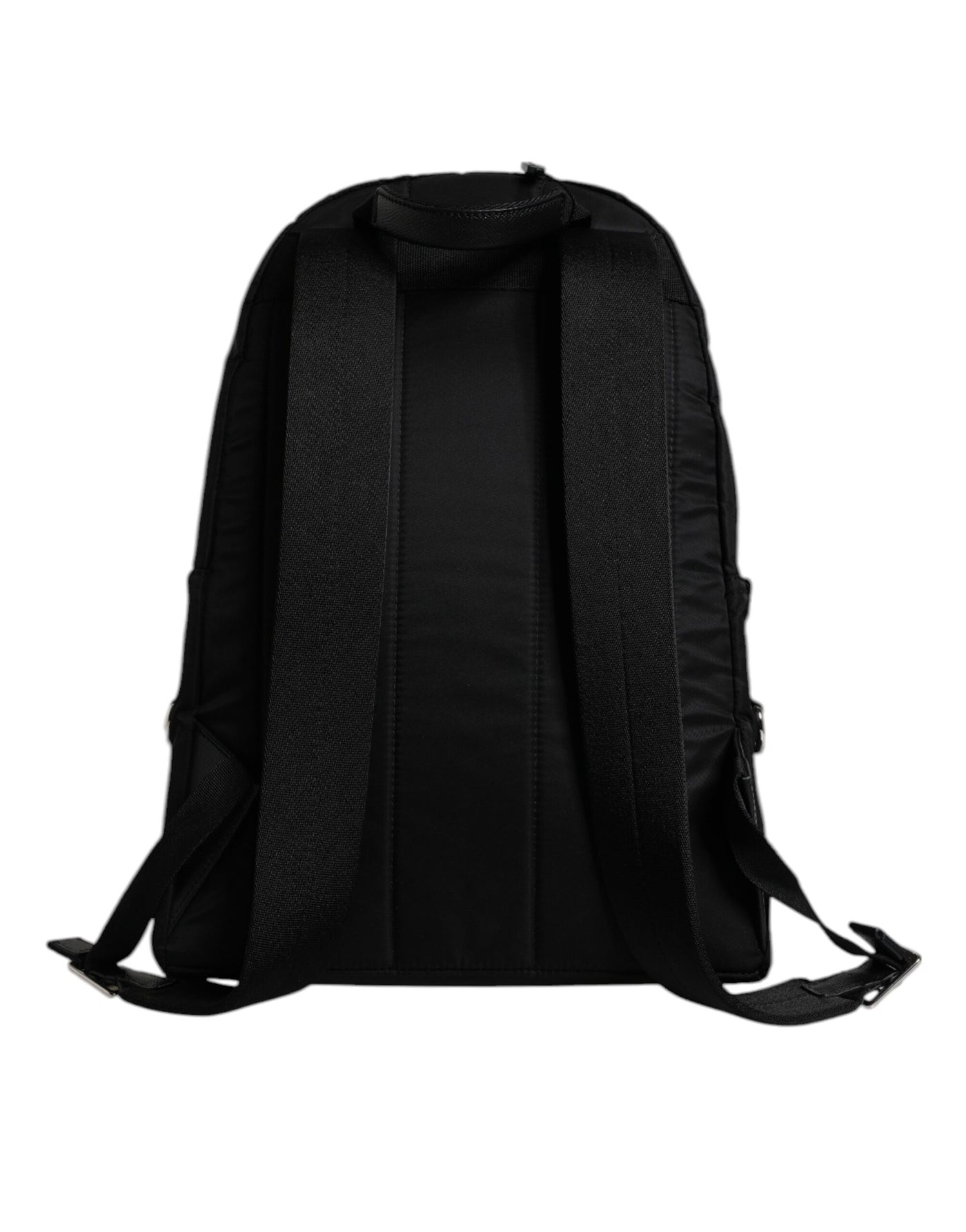 Dolce & Gabbana Schwarzes Nylon #DGFAMILY verschönert Rucksack VULCANO Tasche
