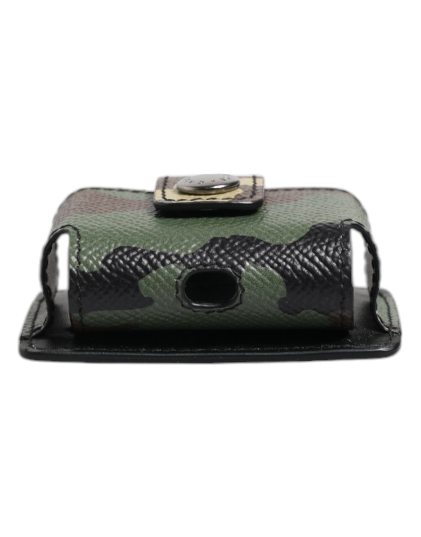 Dolce & Gabbana Multicolor Camouflage Leder Airpods Tasche