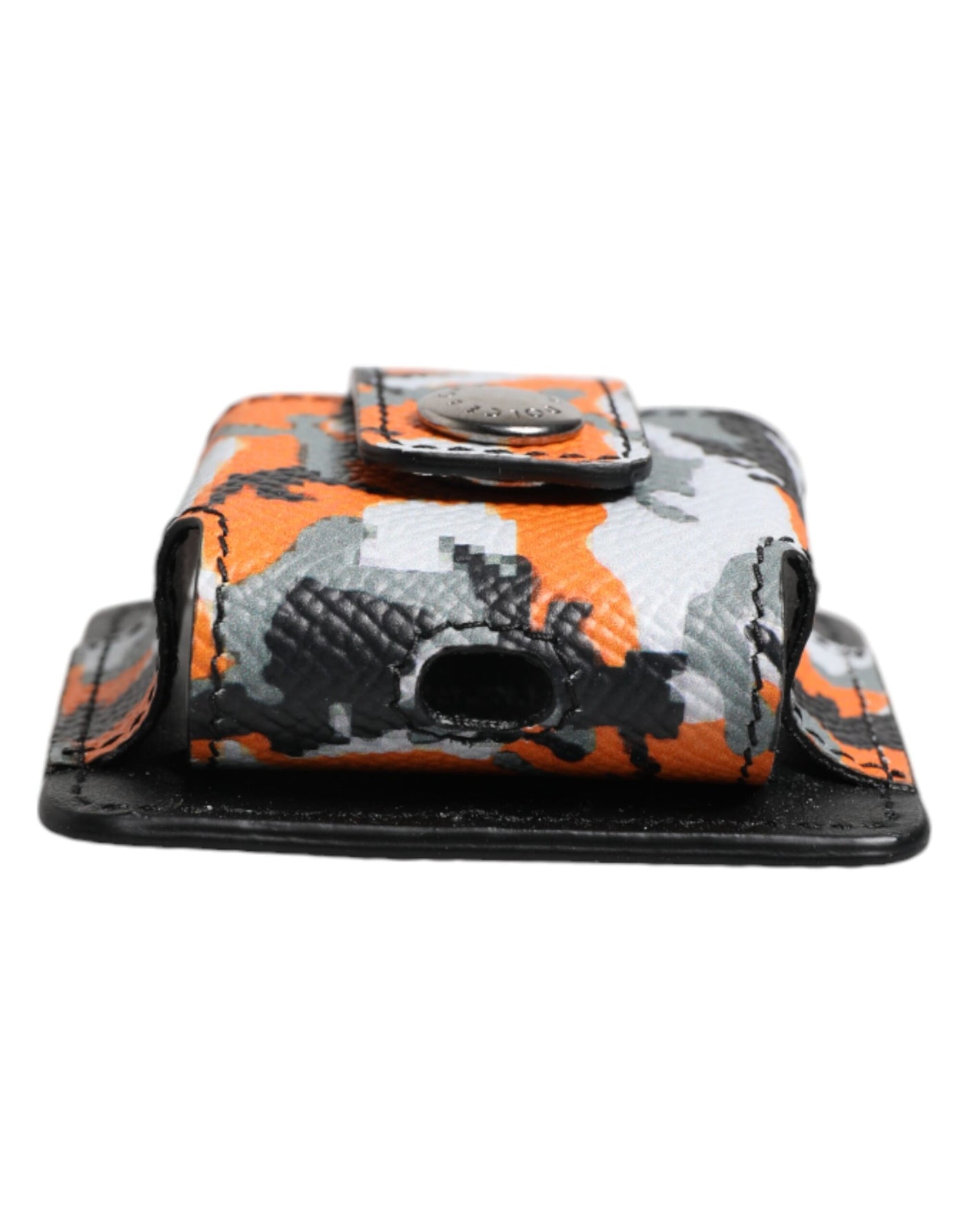 Dolce & Gabbana Multicolor Camouflage Leder Airpods Tasche