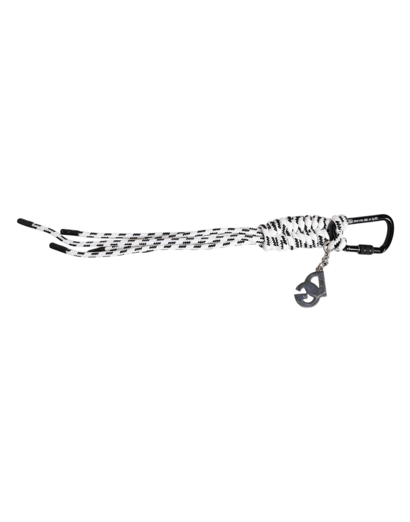 Dolce & Gabbana Multicolor Tape String DG Logo Schlüsselanhänger Polyester Schlüsselring