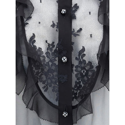 Valentino Chiffon-Hemd