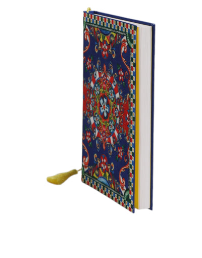Dolce & Gabbana Multicolor Polyester Carretto Siciliano Druck Notizbuch