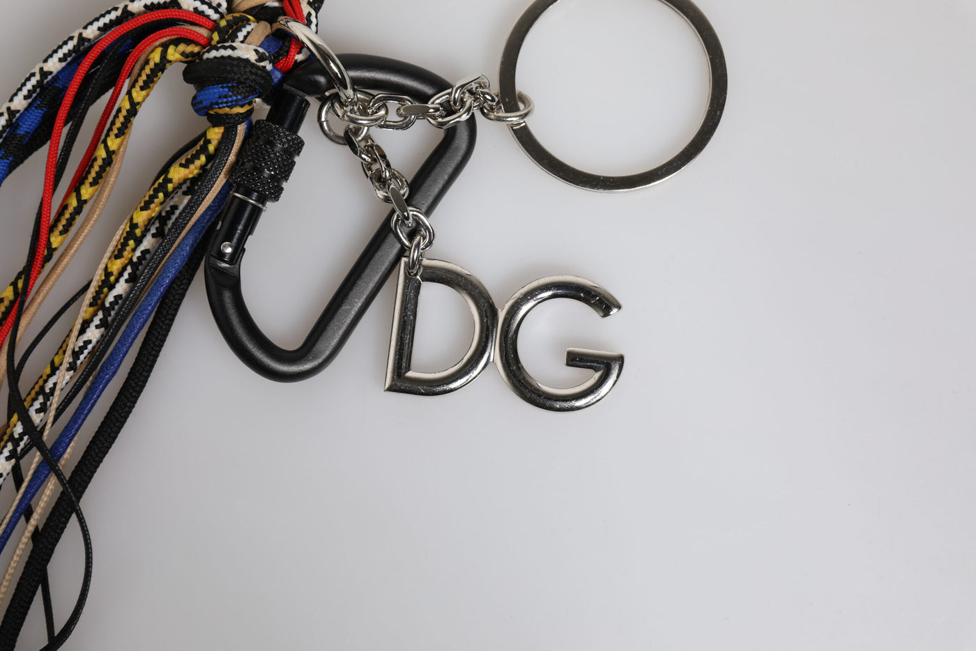 Dolce & Gabbana Multicolor Geflochtenes Seil Logo Tasche Schulterriemen