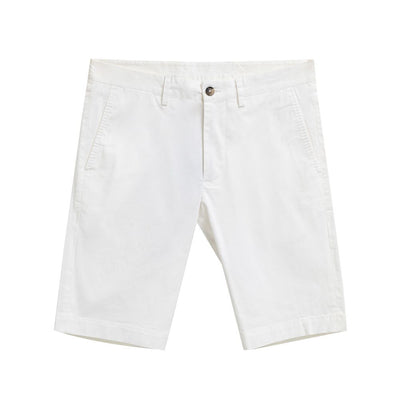 Dolce & Gabbana Weiße Baumwoll-Bermudas