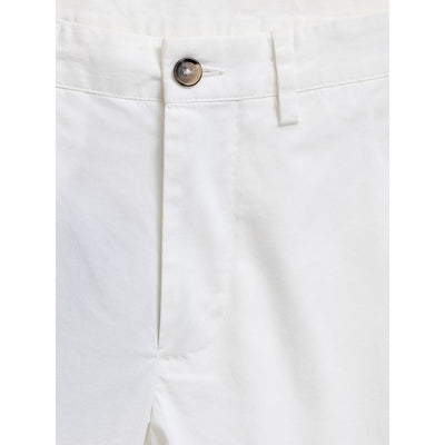 Dolce & Gabbana Weiße Baumwoll-Bermudas