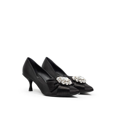 Dolce & Gabbana Schwarzer Viskose-Pumps