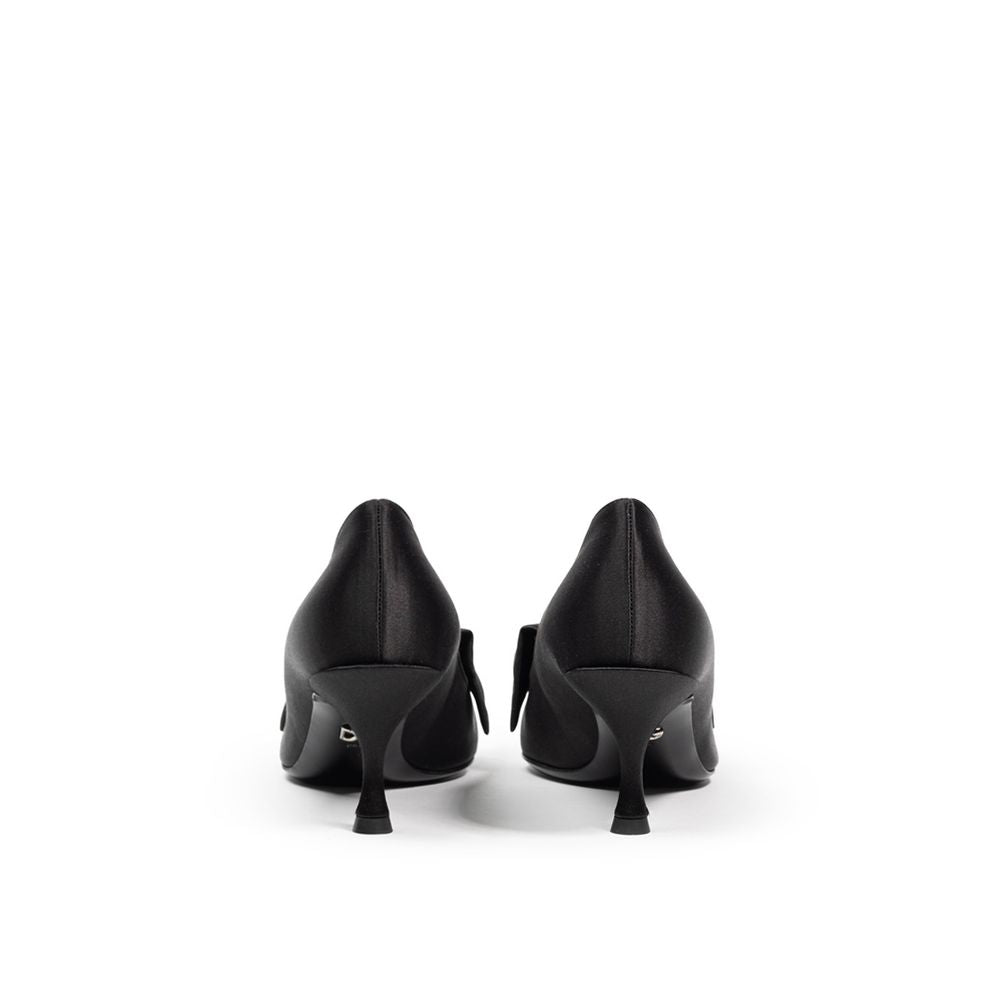 Dolce & Gabbana Schwarzer Viskose-Pumps