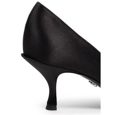 Dolce & Gabbana Schwarzer Viskose-Pumps
