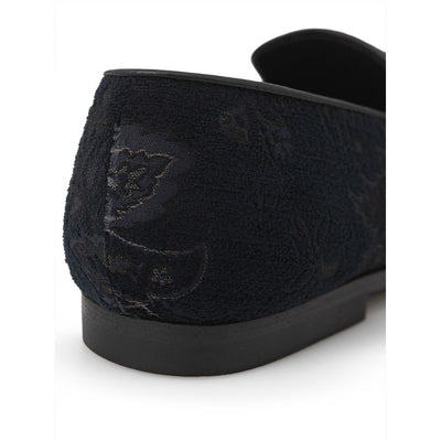 Etro Blaue Leder-Slipper
