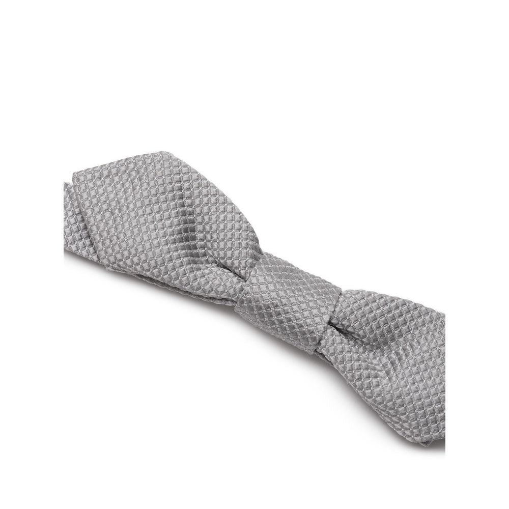 Dolce & Gabbana Graue Seidenschleife