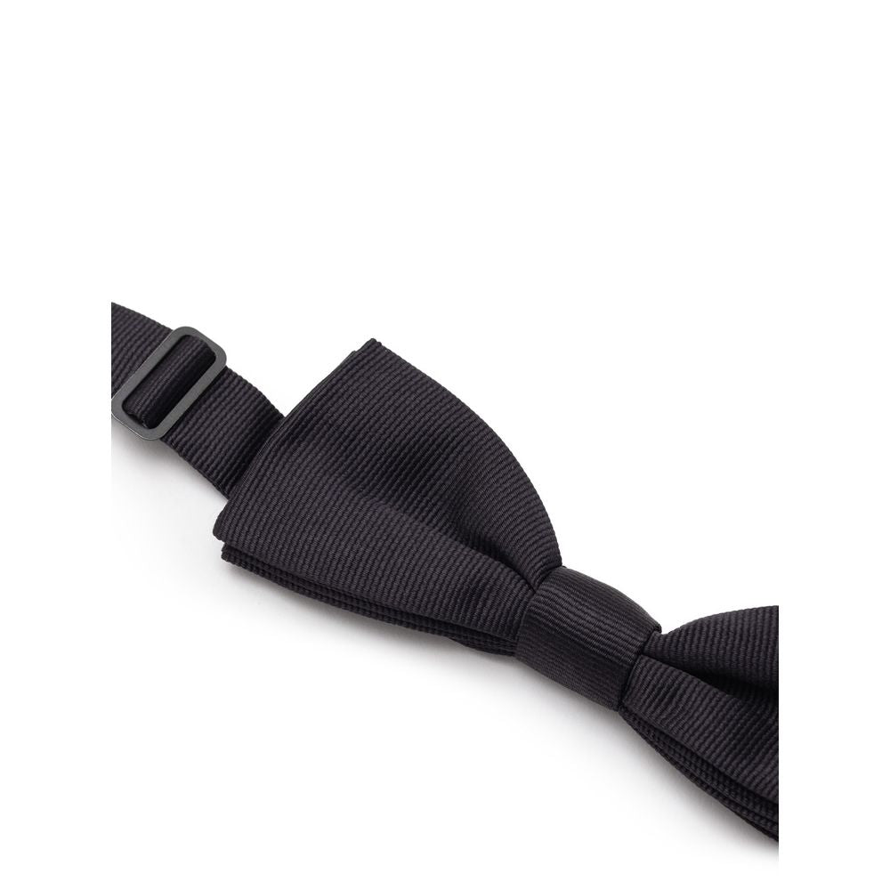 Dolce & Gabbana Schwarzer Seidenbowty