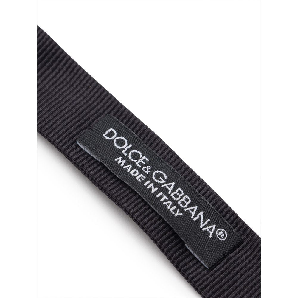 Dolce & Gabbana Schwarzer Seidenbowty