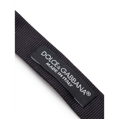 Dolce & Gabbana Schwarzer Seidenbowty