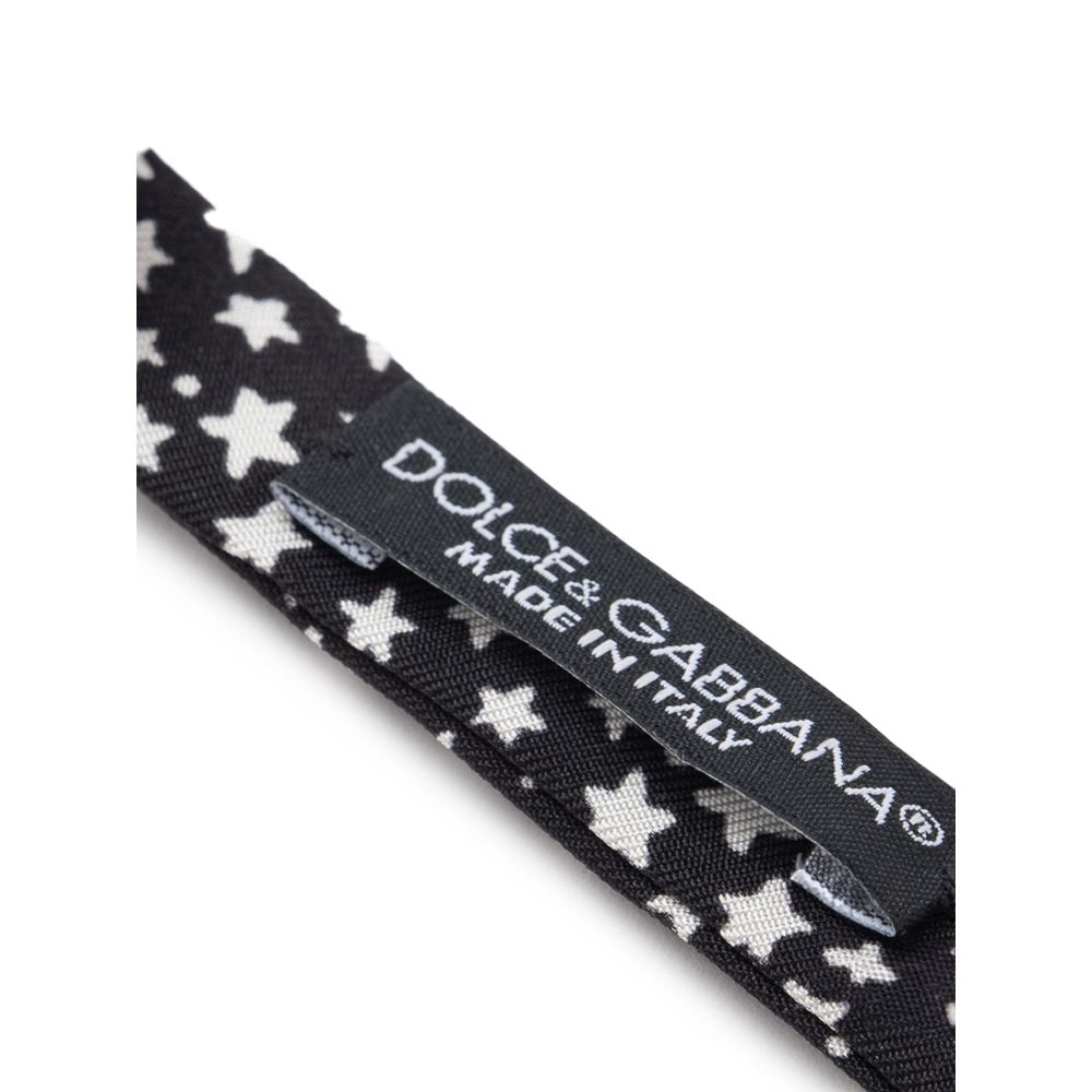Dolce & Gabbana Schwarzer Seidenbowty