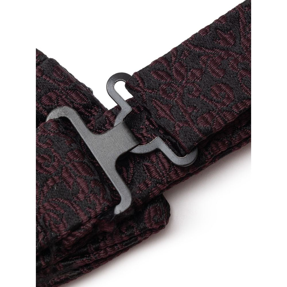 Dolce & Gabbana Schwarzer Seidenbowty