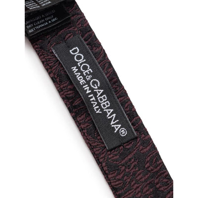 Dolce & Gabbana Schwarzer Seidenbowty