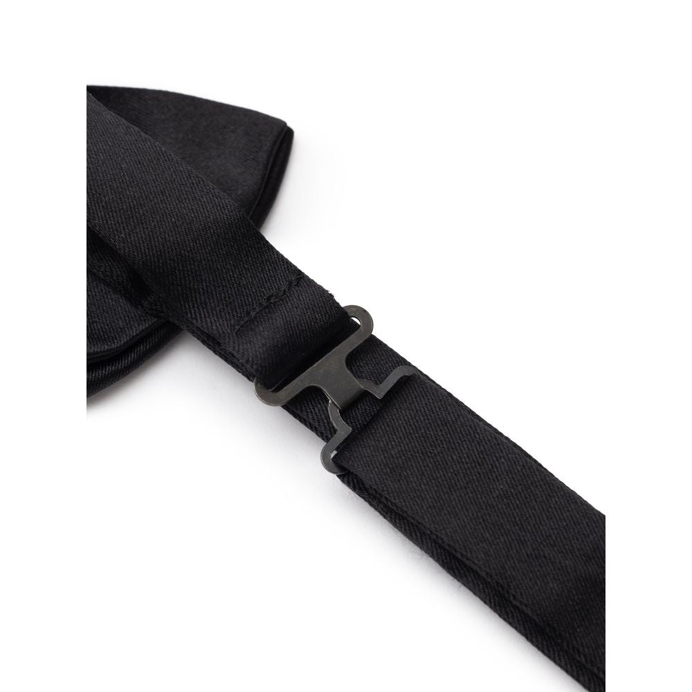 Dolce & Gabbana Schwarzer Seidenbowty