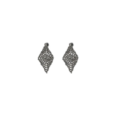 Brunello Cucinelli Facettierte Silber-Ohrringe