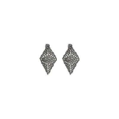 Brunello Cucinelli Facettierte Silber-Ohrringe