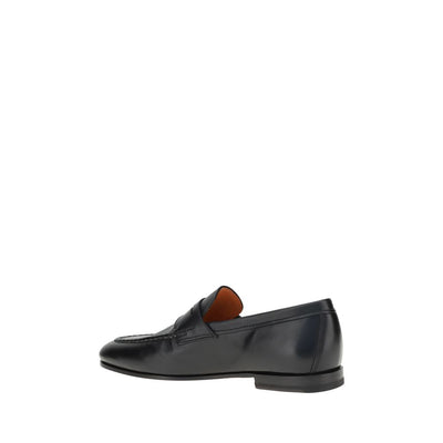 Santoni Leder-Halbschuhe