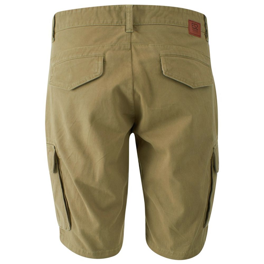 Yes Zee Grüne Baumwollshorts
