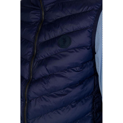 U.S. POLO ASSN. Blaue Polyamid Sleveless Jacke