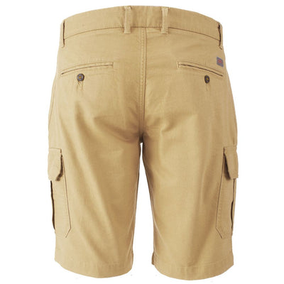 Yes Zee Beigefarbene Baumwollshorts