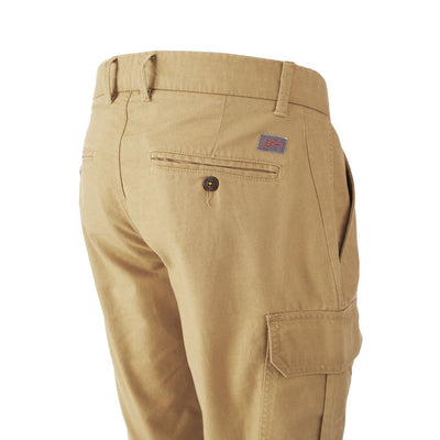 Yes Zee Beigefarbene Baumwollshorts