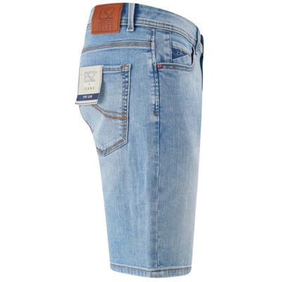 Yes Zee Hellblaue Baumwolle Herren Bermuda Short