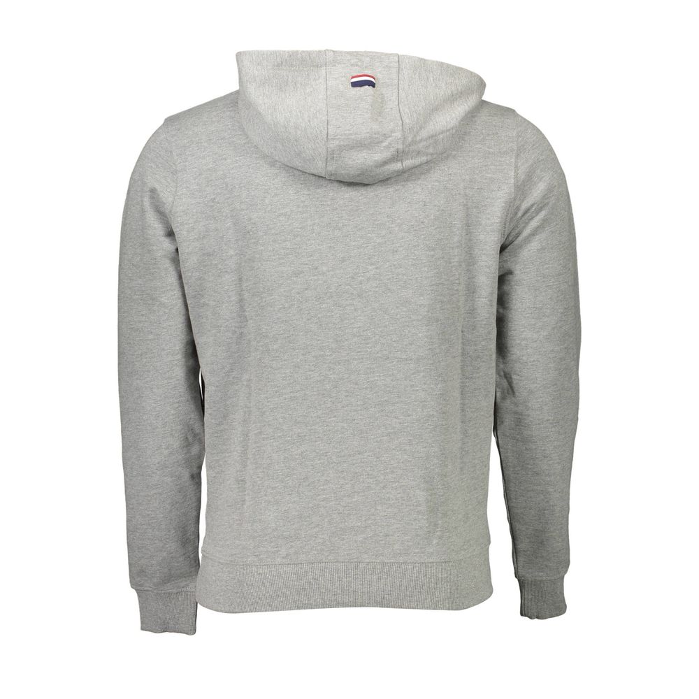 U.S. POLO ASSN. Grauer Baumwollpullover für Männer
