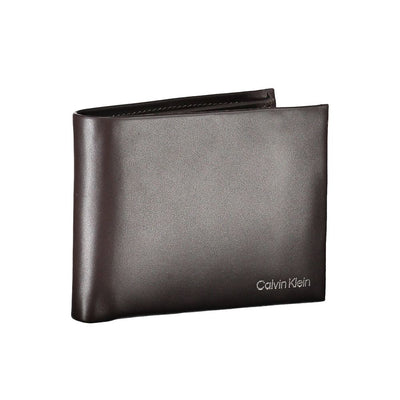 Calvin Klein Elegante Brieftasche aus Leder mit zwei Fächern