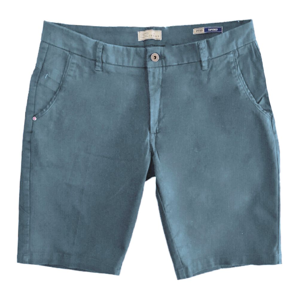 Yes Zee Hellblaue Baumwolle Herren Bermuda Short