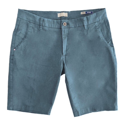 Yes Zee Hellblaue Baumwolle Herren Bermuda Short