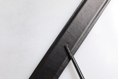 Dolce & Gabbana Schwarzer Leder Metallschnalle Klassischer Gürtel