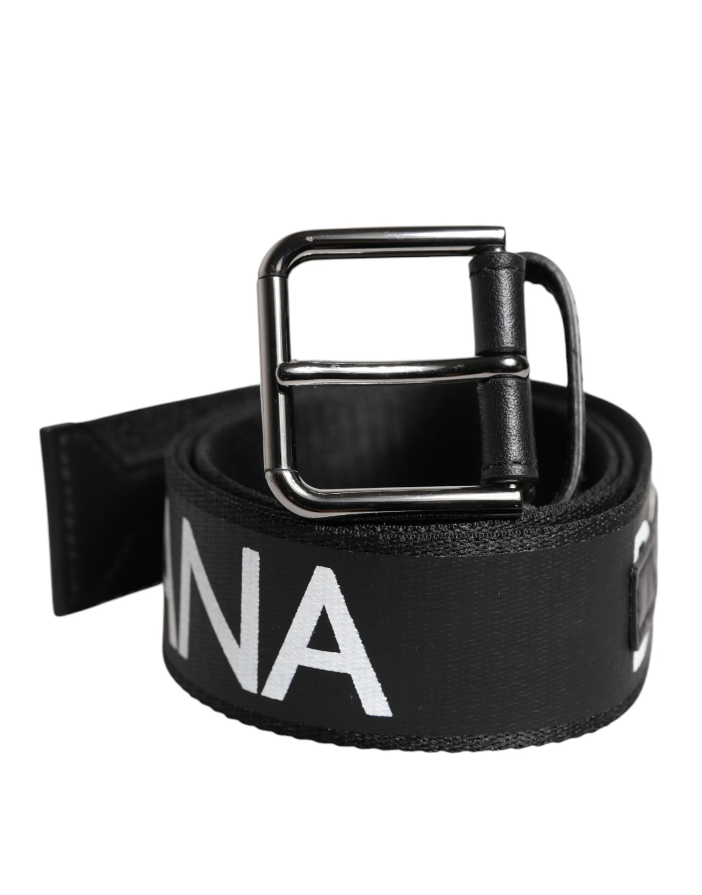 Dolce & Gabbana Schwarzer Leder-Gürtel mit klassischer Metall-Logo-Schnalle