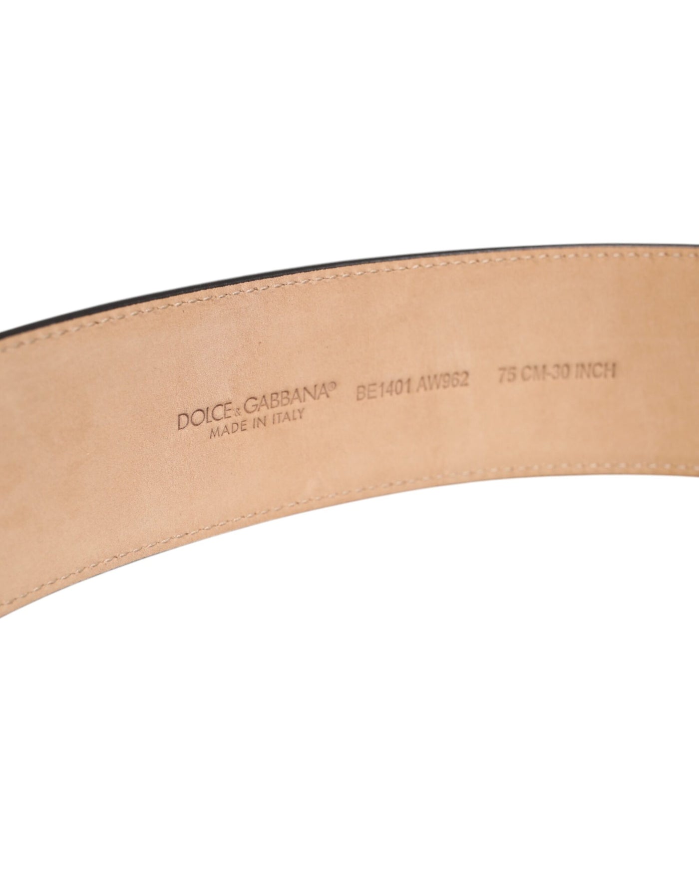 Dolce & Gabbana Brauner Logo gravierter Metall-Gürtel mit Gürtelschnalle