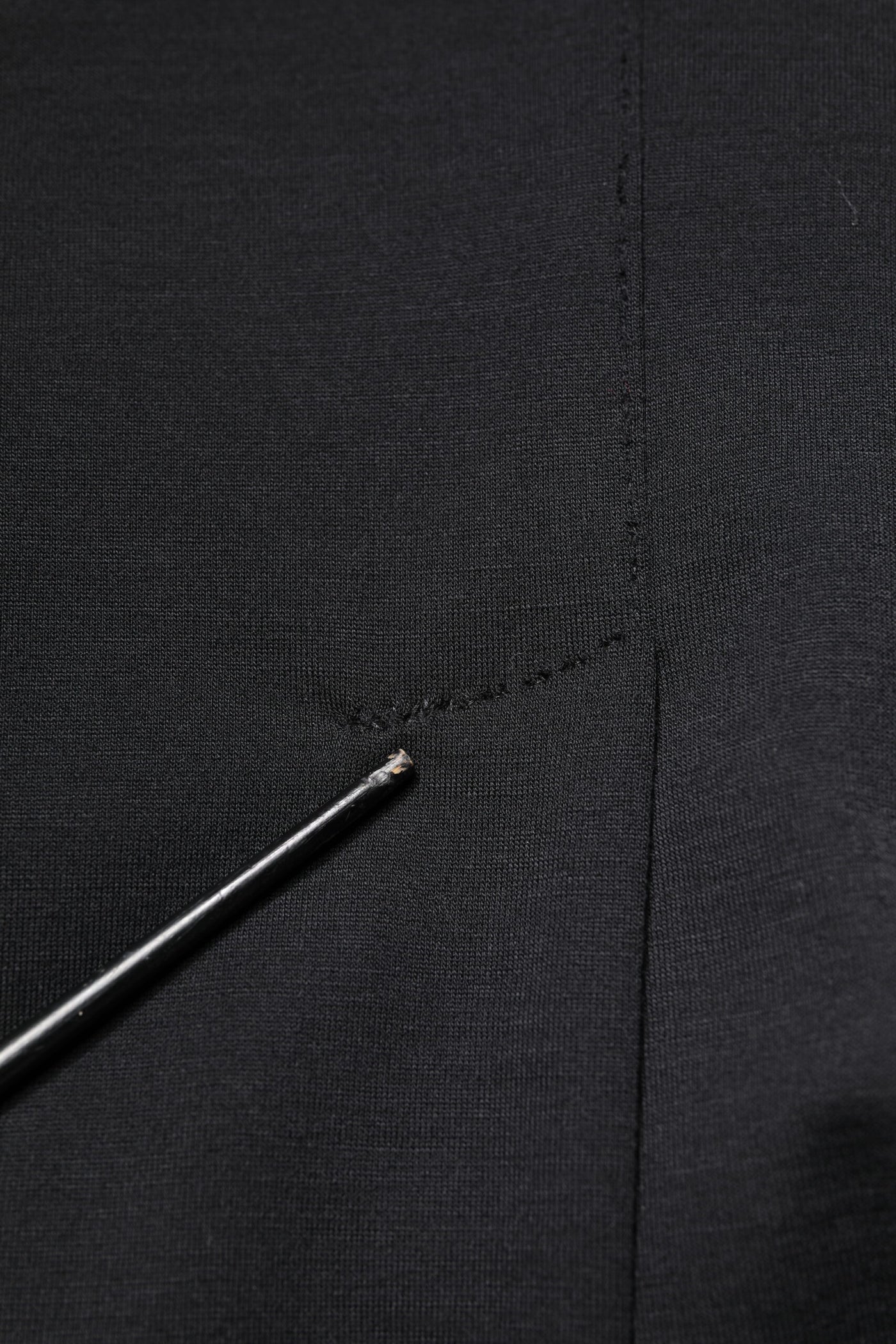 Dolce & Gabbana Schwarze Wolle Slim Fit Mantel Blazer Jacke Anzug