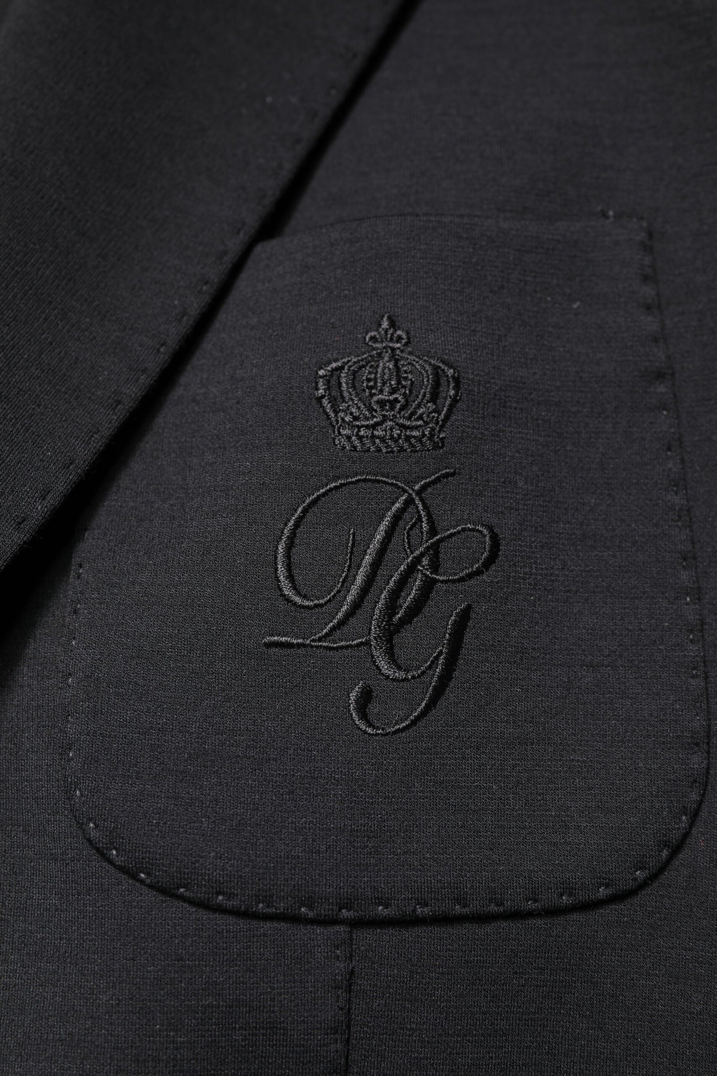 Dolce & Gabbana Schwarzer einreihiger Herrenmantel Blazer Anzug