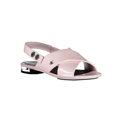Calvin Klein Rosa Polyethylen Damen Sandale