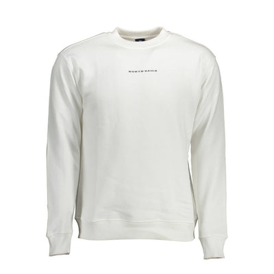 North Sails Weißer Baumwollpullover für Männer