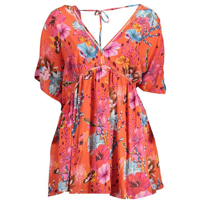 Desigual Rotes Viskosekleid für Frauen