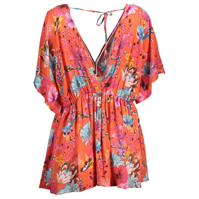 Desigual Rotes Viskosekleid für Frauen
