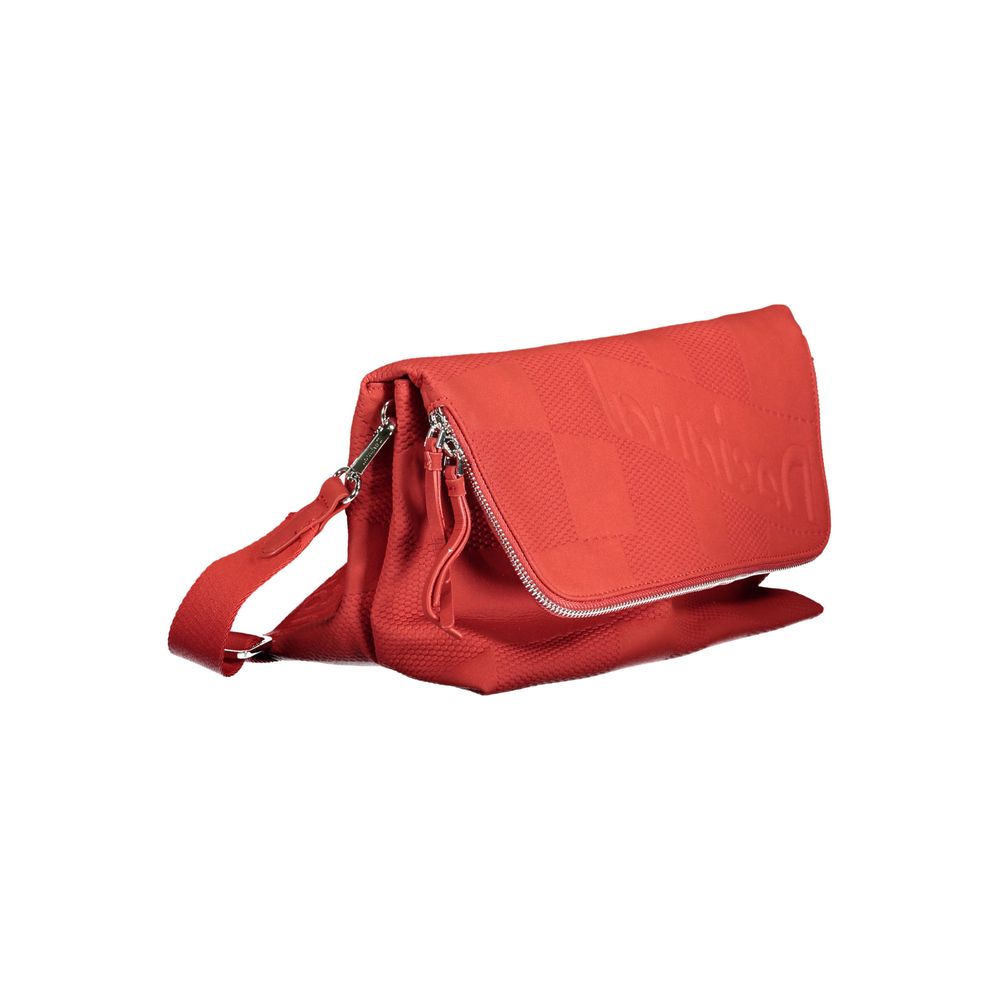 Desigual Rote Polyethylen Frauen Handtasche