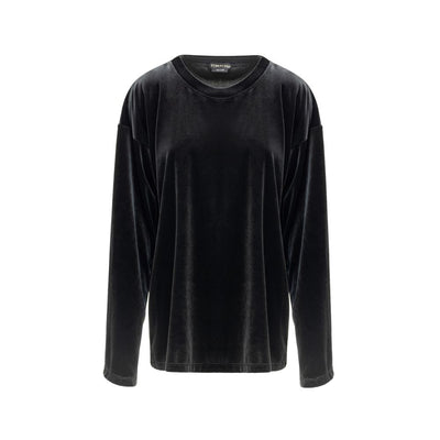 Tom Ford Schwarzes Synthetikhemd