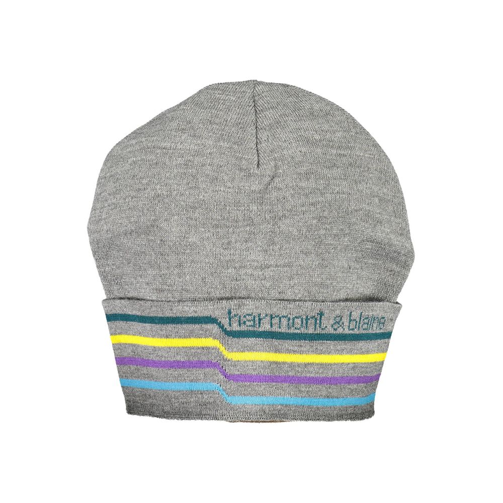 Harmont & Blaine Graue Wollmütze für Männer
