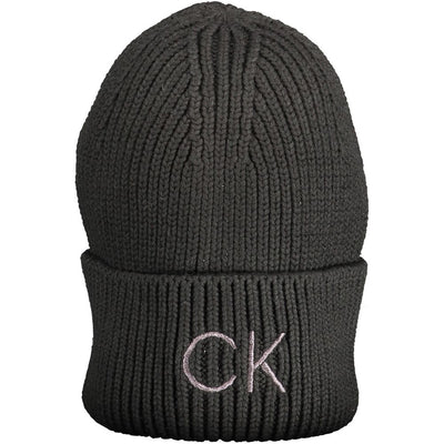 Calvin Klein Schwarzer Baumwollhut für Frauen