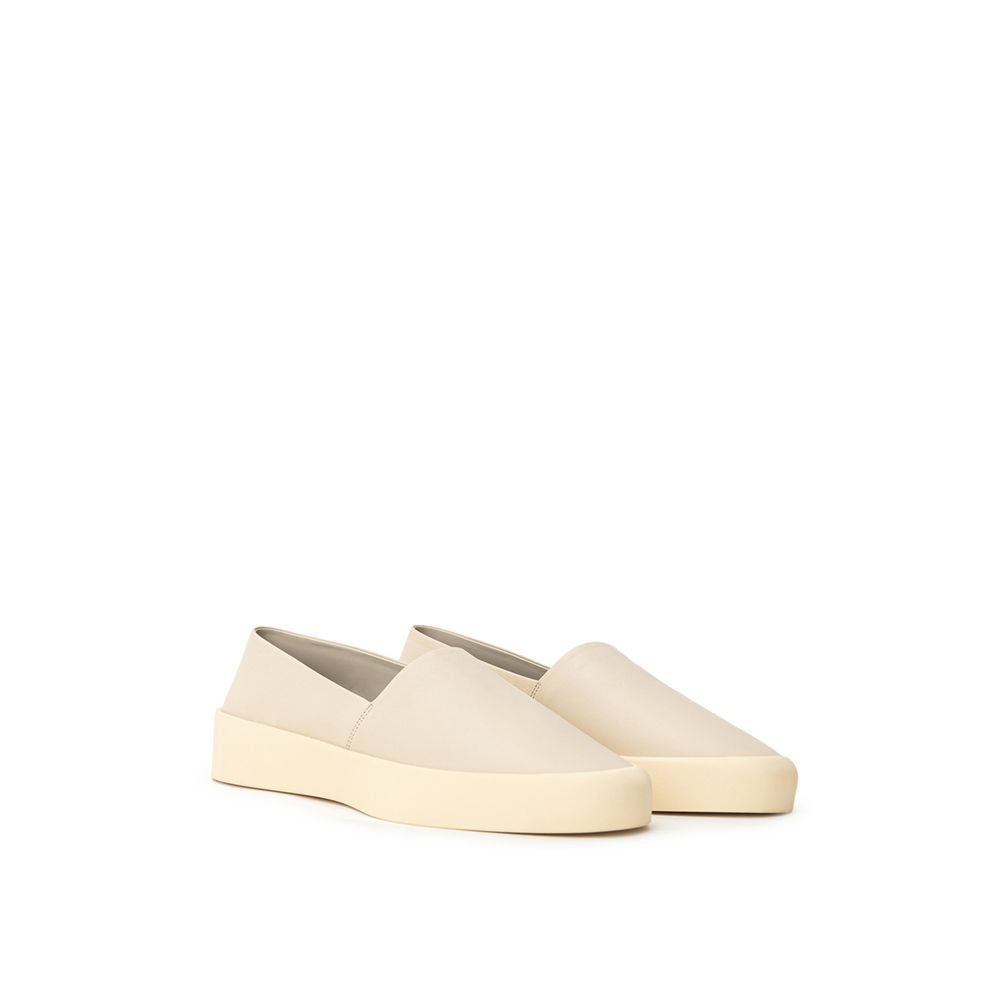 Fear Of God Graue Leder-Slipper